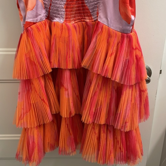 Hutch x Anthropologie Sleeveless Tulle Bow‎ Mini Dress Size 14 - Picture 13 of 16